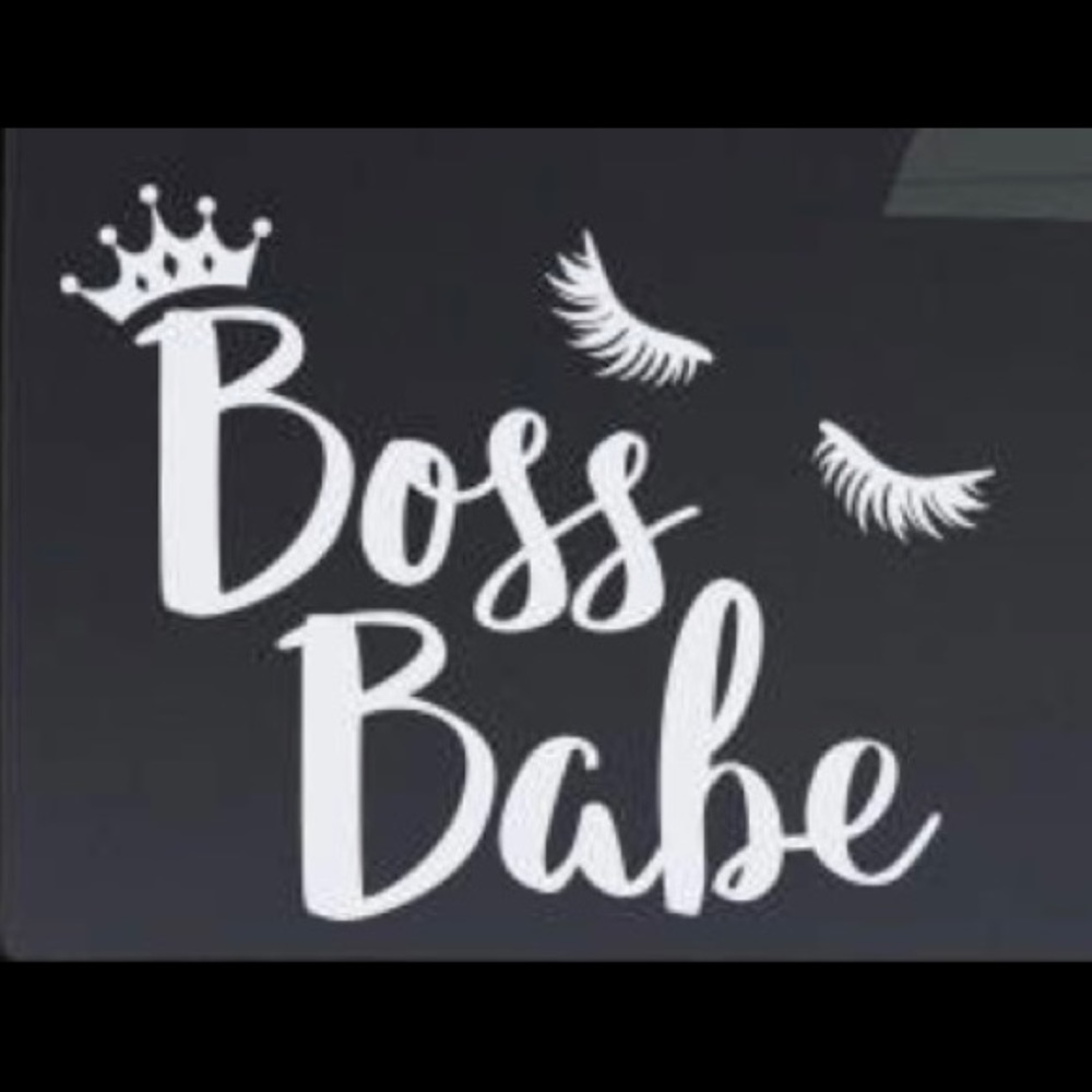 4” glossy vinyl decals